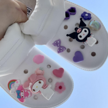 마이멜로디 쿠로미 13pcs세트 슬리퍼 운동화 신발 꾸미기