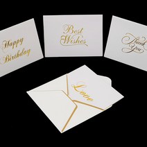 축하 메세지 카드 감사카드 생일카드 5개 메시지카드, BEST WISHES