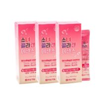 일양약품 소녀콜라겐 에센스 마시는 저분자피쉬콜라겐 10ml 1000mg 히알루론산, 3박스, 30포