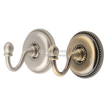 클래식원형판옷걸이(엔틱/니켈)(벽옷걸이/가구철물/모자걸이/다용도걸이/행거/훅/가방걸이), 니켈