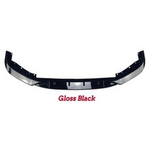 앞 범퍼 Sim 스플리터 디퓨저 바디 키트 스포일러 가드 보호 BMW 5 시리즈 G30 525i 530i 2017 2018 2019 2020, [01] Gloss Black, 1.Gloss Black