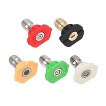 세차용품 LEEPEE-14mm M22 소켓 1/4 인치 퀵 릴리스 스노우 폼 건 자동차 고압 워터건 5 개 비누 스프레, 03 Spray Nozzles