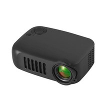 휴대용 a2000 미니 홈 프로젝터 지원 1080p hdmi 호환 sd 카드 usb lcd 50000 시간 램프 수명 비디오 proyector, 검정색 및 EU 플러그
