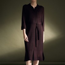 [더블유나인] [울 혼방] 셔츠카라 울니트 원피스 (3colors) TMOKA49W01