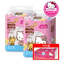 헬로키티 4겹 플라워 24롤 x 2팩 화장지