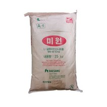 대상 미원 / L-글루타민산나트륨 함량 99%이상 25kg, 상세페이지 참조