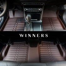 기아 EV6 가죽 퀼팅 트렁크매트 몬스터클래스 바닥매트 차박매트 순정 보호 용품 롱레인지 스탠다드 GT라인, 블랙 (분리형)