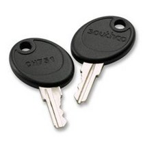 Southco PK-10-01-05 Brass CH751 Over-Molded Keys Pack of 1 null, 1