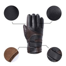 남성 겨울 가죽장갑 스마트폰장갑 양털장갑