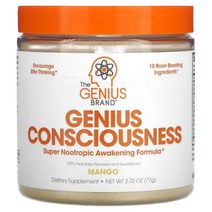 더지니어스브랜드 Genius 컨시어스니스 망고 77g, 2병
