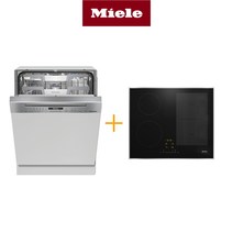 234366 Miele 밀레 G 7114 C SCi 식기세척기(+파워디스크 7개 울트라탭 60P 1박스)+KM 7464 FR 인덕션 4구(+액세서리 3종)