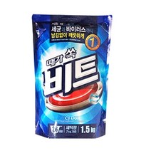 비트 분말 세탁세제 일반용, 1.5kg, 12개
