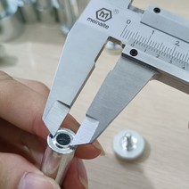 저스트업 가죽공예 공구 2피스 펀칭 구멍 도구 7 크기 펀치 리벳 스냅 버튼 세터 다이 기본 가죽 공예 작업 DIY, [03] No-200 4.5mm