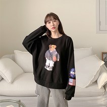 베니코코 덩크슛 베어 맨투맨 티셔츠