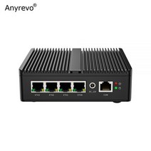 스틱PC 초 미니 PC MINIPC 안드로이드 피시 인텔 셀러론 N5100 쿼드 코어 소프트 라우터 팬리스 4x i225 2.5G LAN HDMI DP pfSense 방화벽 기기, OPNsense, EU, 8GB DDR4 256GB NVMe