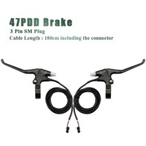전기자전거 부품 wuxing 115pdd 47pdd ebike 브레이크 별 브레이크 레버 차단 전원 전자 스쿠터 mtb 도로 ebike 공원 브레이크, 47pdd sm 3 핀