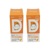 함소아 비타민D 1000IU 130mg x 60캡슐 x 2통 1064151