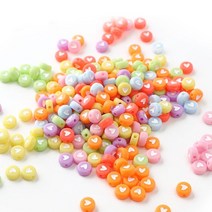 [아트랄라]미니하트비즈(약100개)악세사리비즈공예재료, 연두