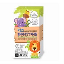 종근당건강 키즈 멀티비타민 미네랄, 60정, 4개