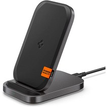 Spigen 삼성용으로 디자인 Qi True 15W 초고속 무선충전기 스탠드 삼성 갤럭시 S23 플러스 울트라 Z플립 플립 4 3 S22 노트 20 S21 S20 S10 S10e
