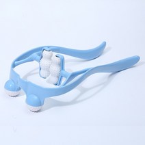 안마기 뒷목 뒷목뻐근땡김 경추지압 경추마사지기 일자목 승모근 어깨맛사지 거북목 목지압기 미니, 업그레이드 (마사지볼 8개) 스카이블루