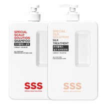 (당일출고) 트리플에스 약산성 탈모샴푸 1350ml+실크 트리트먼트 1350ml