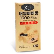 대일빠삐방1300 10매x5개 근육통완화 자석파스, 5개, 10개
