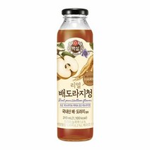 CJ제일제당 풍미 백설 리얼 배도라지청 국내산 진액 배도라지차 별미 홈카페 커피시럽 엑기스 단맛 소스 310ml, 13개