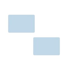 집사람 실리콘 식탁 매트 2개, 30x40cm, 스카이블루 + 스카이블루