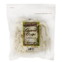 트레이더조 코코넛 스트립스 말린 과육 170g Trader Joes Coconut Strips 6 oz, 1