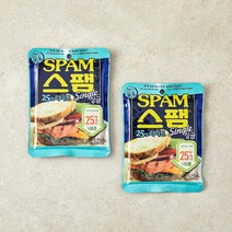 스팸 싱글 25% 라이트 마일드 80g 10개