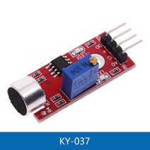 OASI KY-038 KY-037 4pin 음성 소리 감지 센서 모듈 마이크 송신기 스마트 로봇 arduino DIY 키트 KY038, [02] KY-037