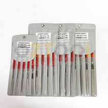국산 다우 다이아몬드 줄 세트 야스리 쇠줄 공예 사포, 140mm/1SET