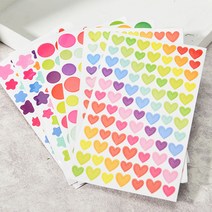 인테리어시트지 문 건 핸드메이드 DIY 사진첩 장식 점착 가능 사랑하트 스티커 개성 뽐내다 컬러 1719815914, 별 6장 들다