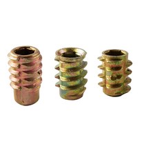 6mm 번데기 너트 인서트 슬리브 연결 철물, 번데기6x13(10개)