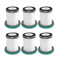 Puppyoo 사이클론 무선 청소기 필터 세트 부품 가정용 핸드헬드 스틱 T11 프로 5 개, 1.Light yellow