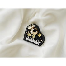 직접 만드는 피아노 헤어핀 머리핀 브로치 수제 재료 패키지 diy 정성 가득한 여자친구 선물