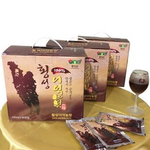 횡성더덕농장 농가직거래 횡성더덕진액 3박스 100%더덕 즙 90ml 180포, 더덕즙3박스