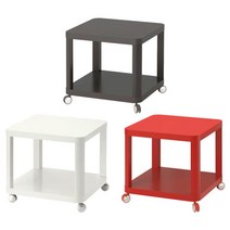 [] 이케아 TINGBY 이동식 보조테이블, 색상:레드_404.574.41