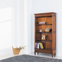 [스페이드가구] 엔틱가구 플레인 사각 책장 엔틱진열장, 상세 설명 참조