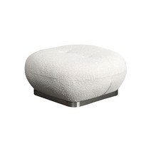 MonsenHome 클라우드 소파 네트 레드 화이트 팻 라이트 럭셔리 게으른 시드니 화이트 작은 소파 회전 싱글 의자, 페달 실버 솔