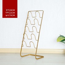 현관 골드 철재 실내화 정리대 북유럽 감성 공간 활용 인테리어 슬리퍼 거치대 꽂이 3단 4단 5단, 5단골드