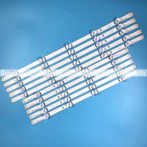 tv백라이트 교체 tv수리 모니터수리 새로운 10pcs led 스트립 lg 50lb5610 50lb650v 50lb653v 50lf5800 50ly761h 50lb656v, 없음