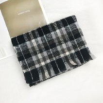 MOSAIRATION 소프트 니트 머플러 남녀공용 커플용 목도리 여성패션 스카프 가을과 겨울에 따뜻한 목도리