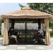 셀프 바베큐장 원두막 정자 펜션 야외 마당 테라스, 3x3m 원두막 정자