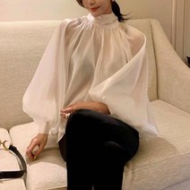 프레 오간자 블라우스_d