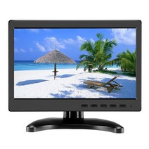 HD LCD LED 스마트tv 스텐드형 자가설치 텔레비전Miktver-10 인치 CCTV 모니터 HD 1366x768 소형 LCD TV H, 01 Small LCD TV_01 영국 플러그