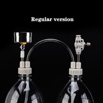 자작 화학 이탄 이산화탄소 발생기 고압 수족관 CO2 반응기 조절기 시스템 키트 확인 밸브 물고기 탱크 식물 DIY 공기 디퓨저 압력 게이지 액세서리, [01] Style 1