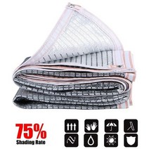 전동파고라 간판어닝 썬가드 상가 컨테이너 어닝 음영 야외 안티 알루미늄 호일 태양 그늘, 75, 1mx1m