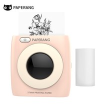 PAPERANG-P2 포켓 무선 휴대용 블루투스 감열식 프린터 300dpi 사진 그림 영수증 라벨 스티커, [02] Pink, 02 Pink